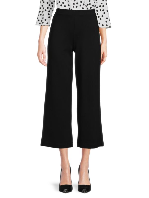 Saks Fifth Avenue Cropped Wide Leg Pants